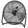 High Velocity Fan, Three-speed, Black, 24 1/2&quot;w X 8 5/8&quot;h