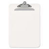 Plastic Clipboard With High Capacity Clip, 1&quot; Capacity, Holds 8 1/2 X 11, Clear