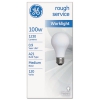 Rough Service Incandescent Worklight Bulb, A21, 100 W, 1230 Lm