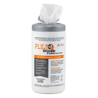 Flex® Wipes Disinfectant Wipes 75 Wipes Per Pack