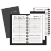 Compact Weekly Appointment Book, 3 1/4 X 6 1/4, Black, 2018