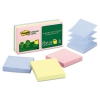 Recycled Pop-up Notes, 3 X 3, Assorted Helsinki Colors, 100-sheet, 6/pack