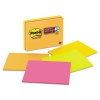 Super Sticky Meeting Notes In Rio De Janeiro Colors, 8 X 6, 45-sheet, 4/pack