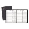 Recycled Visitor Register Book, Black, 8 1/2 X 11