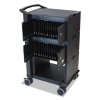 Tablet Management Cart With Isi For 32 Devices, 24 1/4 X 18 3/4 X 39 3/4, Black