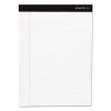Premium Ruled Writing Pads, White, 8.5 X 11.75, Legal/wide, 50 Sheets, 12 Pads