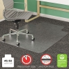 Supermat Frequent Use Chair Mat, Medium Pile Carpet, Beveled, 45x53 W/lip, Clear