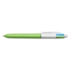 4-color Retractable Ballpoint Pen, Assorted Ink, 1mm, Medium, 2/pack