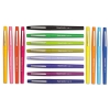 Point Guard Flair Needle Tip Stick Pen, Assorted Ink, .7mm, 16/pack