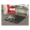 Supermat Frequent Use Chair Mat, Medium Pile Carpet, Straight, 36 X 48, Black