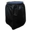 Trash Can Skirt For 55 Gallon Round Receptacle, Black