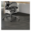 Cleated Chair Mat For Low And Medium Pile Carpet, 36 X 48, Clear