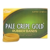 Pale Crepe Gold Rubber Bands, Sz. 33, 3-1/2 X 1/8, 1lb Box
