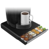 Coffee Pod Drawer, Fits 26 Pods, 14 3/4 X 13 1/4 X 2 3/4, Black