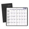Pocket-sized Monthly Planner, 3 5/8 X 6 1/16, Black, 2018-2019