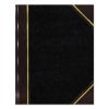 Texthide Record Book, Black/burgundy, 300 Green Pages, 14 1/4 X 8 3/4
