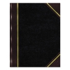 Texthide Record Book, Black/burgundy, 300 Green Pages, 10 3/8 X 8 3/8