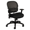 Vl712 Series Mid-back Swivel/tilt Work Chair, Black Mesh