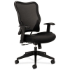 Vl702 Series High-back Swivel/tilt Work Chair, Black Mesh