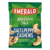 100 Calorie Pack Nuts, Salt &amp; Pepper Cashews, 0.62 Oz Pack, 7/box