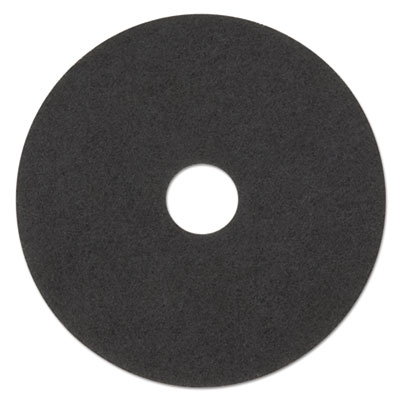 Low-speed Stripper Floor Pad 7200, 20" Diameter, Black, 5/carton