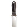 Putty Knife, 1 1/2&quot; Wide, Carbon Steel, Flexible Handle, Black/silver, 24/carton