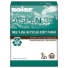 Aspen 30% Recycled Multi-use Paper, 92 Bright, 20lb, 8 1/2 X 14, White