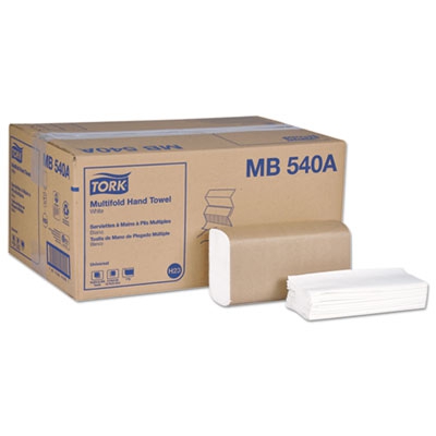 Mb540a Universal Multifold Hand Towel, 1-ply, 9 1/8w X 9 1/2l, White, 250/pk,16pk/ctn