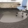 Supermat Frequent Use Chair Mat, Medium Pile Carpet, Straight,60x66 W/lip, Clear