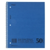 Durapress Cover Notebook, College Rule, 11 X 8 1/2, White, 50 Sheets