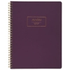 Fashion Twinwire Business Notebook, 9 1/2 X 7 1/4, Purple, 80 Sheets