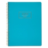 Fashion Twinwire Business Notebook, 9 1/2 X 7 1/4, Teal, 80 Sheets