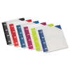 Retractable Binder Pocket, 1/4 X 9, Assorted Colors, 6/pack