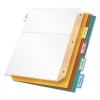 Poly Ring Binder Pockets, 11 X 8 1/2, Letter, Assorted Colors, 5/pack