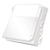 Poly Ring Binder Pockets, 11 X 8 1/2, Clear, 5/pack