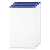 Conference Cabinet Flipchart Pad, 21 X 33 3/4, White, 50 Sheets/pad, 4 Pads/ct