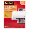 Letter Size Thermal Laminating Pouches, 3 Mil, 11 2/5 X 8 9/10, 200 Per Pack