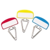 Pilesmart Label Clip File Organizers, Blue/red/yellow, 12/pack