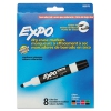 Low Odor Dry Erase Marker, Chisel Tip, Assorted, 8/set