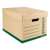 Recycled Record Storage Box, Letter, 12 X 15 X 10, Kraft, 12/carton