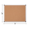 Value Cork Bulletin Board With Aluminum Frame, 48 X 72, Natural