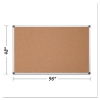 Value Cork Bulletin Board With Aluminum Frame, 48 X 96, Natural