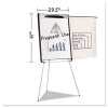 Tripod Extension Bar Magnetic Dry-erase Easel, 39&quot; To 72&quot; High, Black/silver