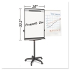 Tripod Extension Bar Magnetic Dry-erase Easel, 69&quot; To 78&quot; High, Black/silver