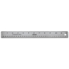 Stainless Steel Ruler W/cork Back And Hanging Hole, 12&quot;, Silver