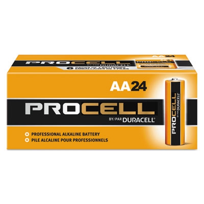 Procell Alkaline Batteries, Aa, 24/box