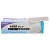 Zip-seal Closure Bags, Clear, 8 X 8, 1000/carton