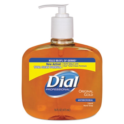 Gold Antimicrobial Hand Soap, Floral Fragrance, 7.5oz Pump Bottle, 12/carton