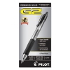 G2 Premium Retractable Gel Ink Pen, Refillable, Black Ink, .5mm, Dozen