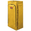 Vinyl Cleaning Cart Bag, 34 Gal, Yellow, 17 1/2w X 10 1/2d X 33h